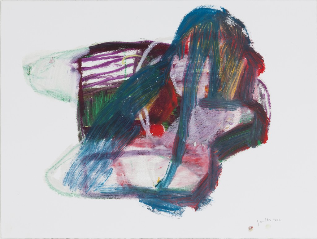 Marine Joatton, sans titre, 2013_Pastels gras sur papier, 56,5 x 76 cm © Galerie Réjane Louin